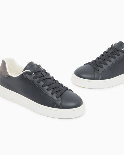 Sneakers split leather with cotton lining