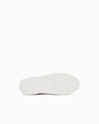 Sneakers split leather with cotton lining
