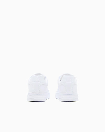 Sneakers split leather with cotton lining