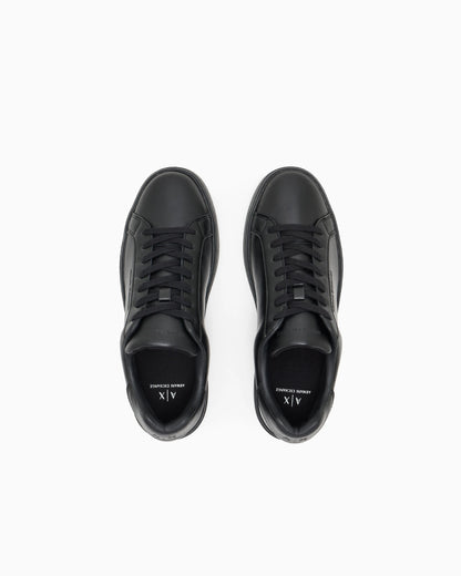 Sneakers split leather with cotton lining