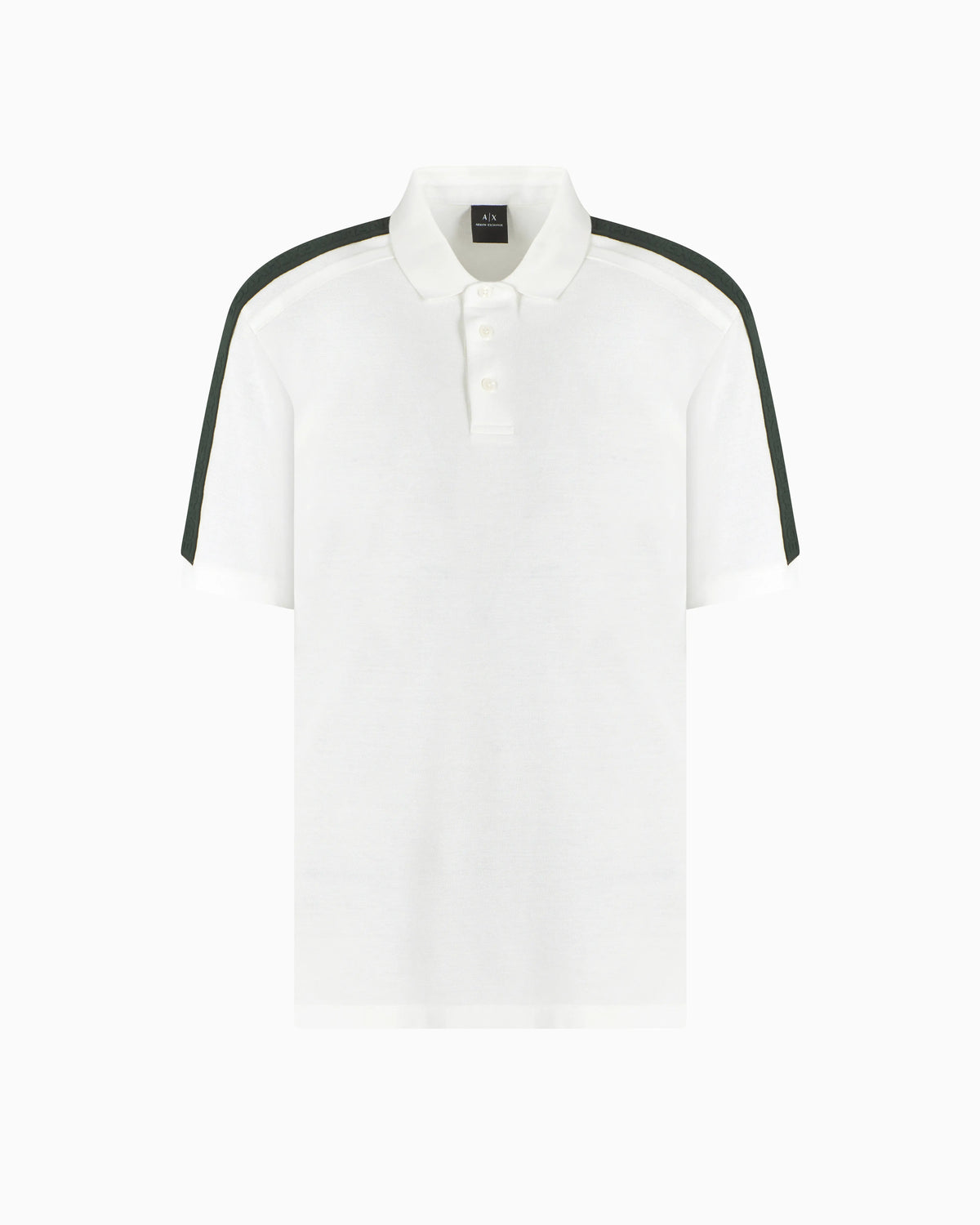 Regular fit piquet polo with shoulder bands