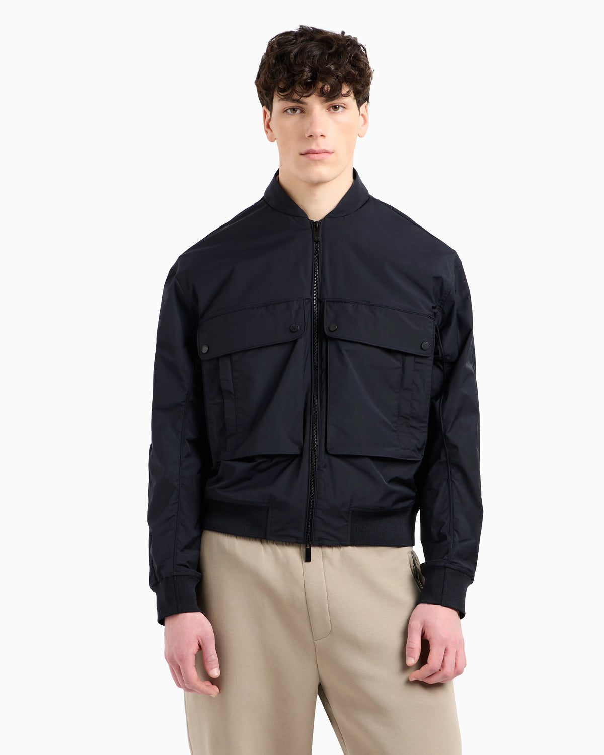 Bomber with maxi pockets
