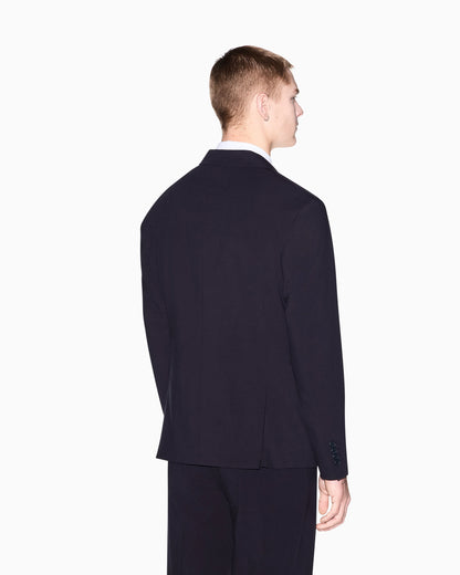 Single breasted jacket in a wool and viscose blend Icon