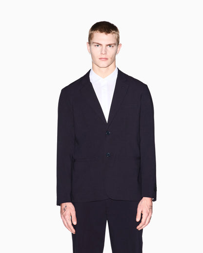 Single breasted jacket in a wool and viscose blend Icon