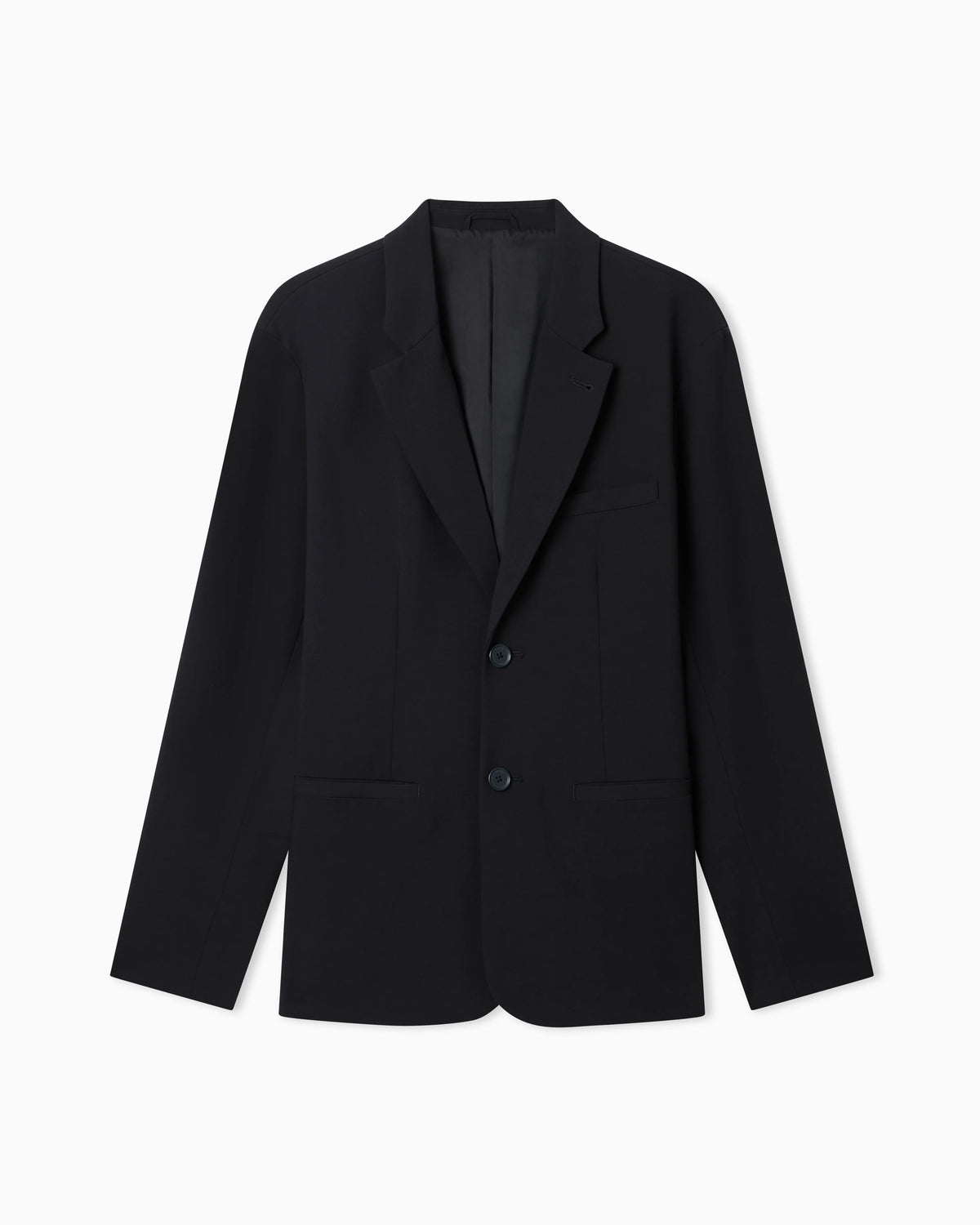 Single breasted jacket in a wool and viscose blend Icon