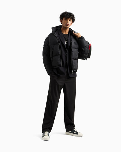 Single breasted jacket in a wool and viscose blend Icon