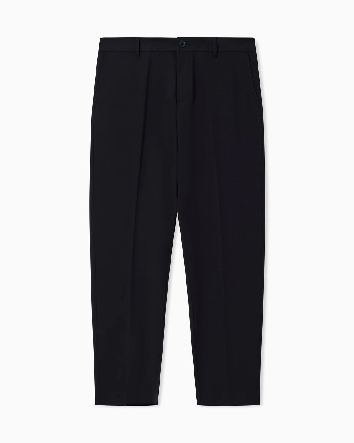 Tailored straight-leg trousers in wool blend Icon