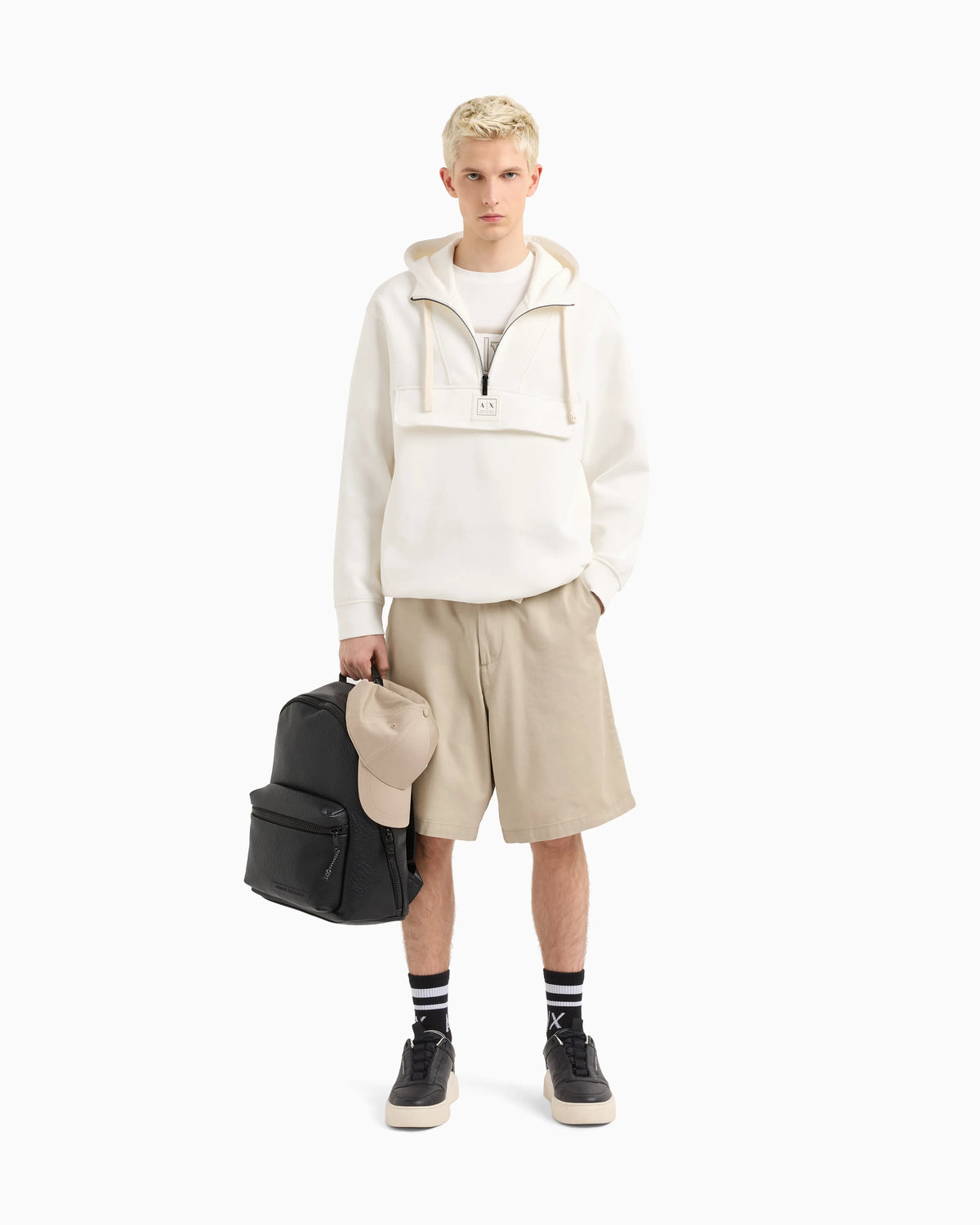 Half zip hoodie