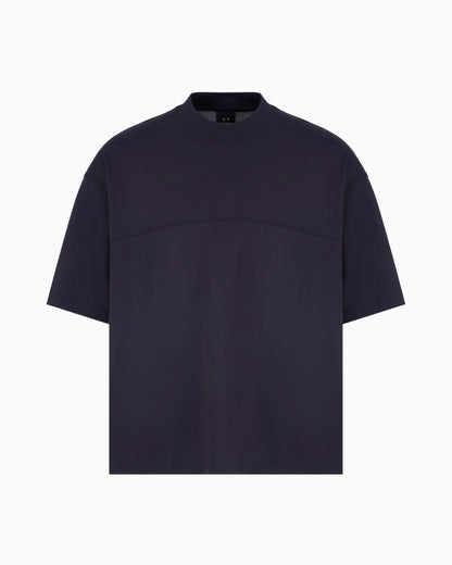 Mercerized cotton short-sleeved sweatshirt