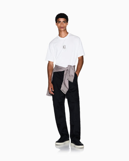 Regular fit cotton jersey t-shirt with a logo Icon