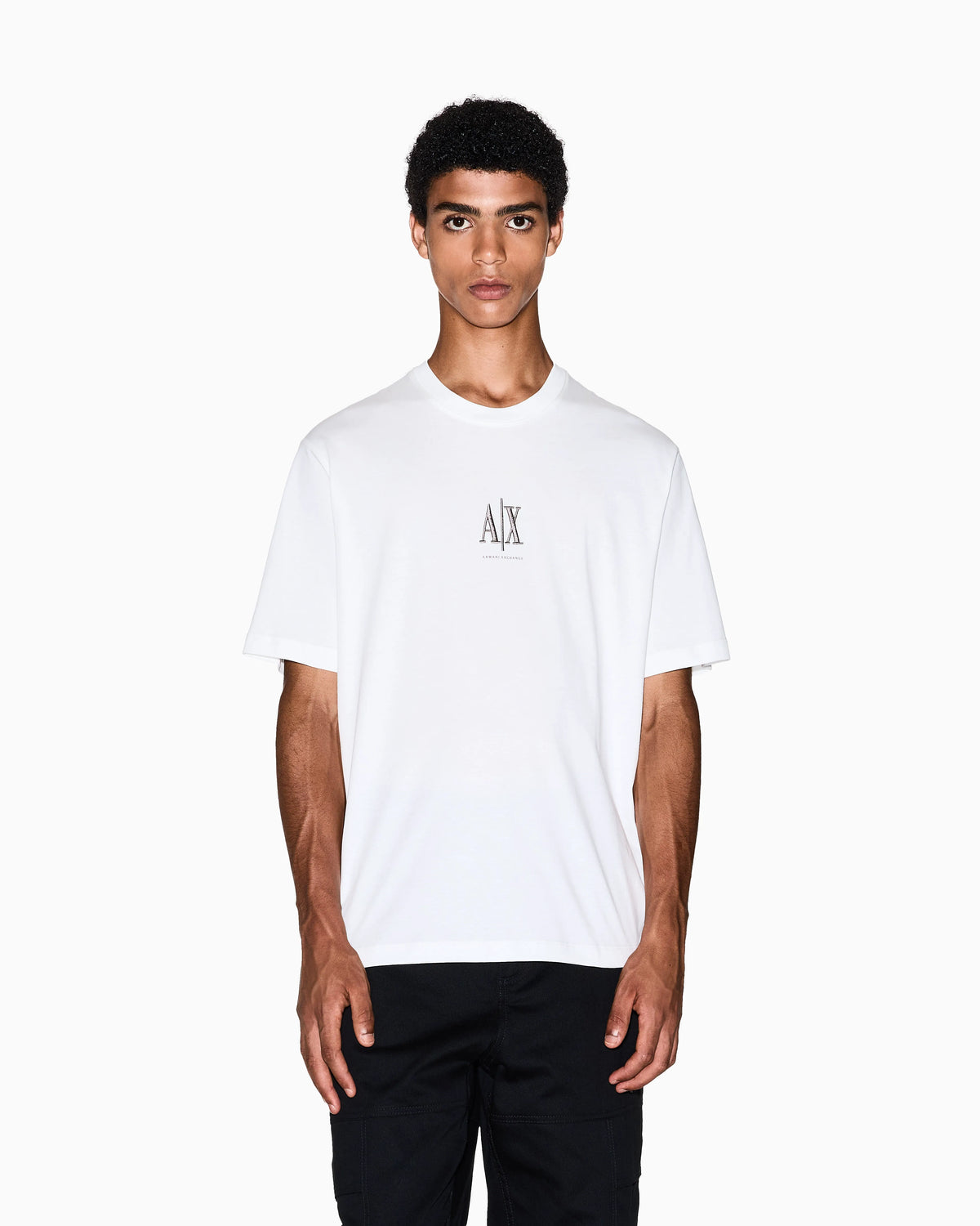 Regular fit cotton jersey t-shirt with a logo Icon