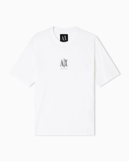 Regular fit cotton jersey t-shirt with a logo Icon
