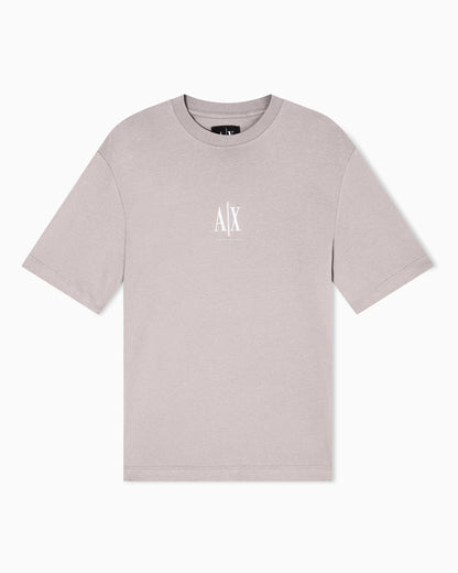 Regular fit cotton jersey t-shirt with a logo Icon