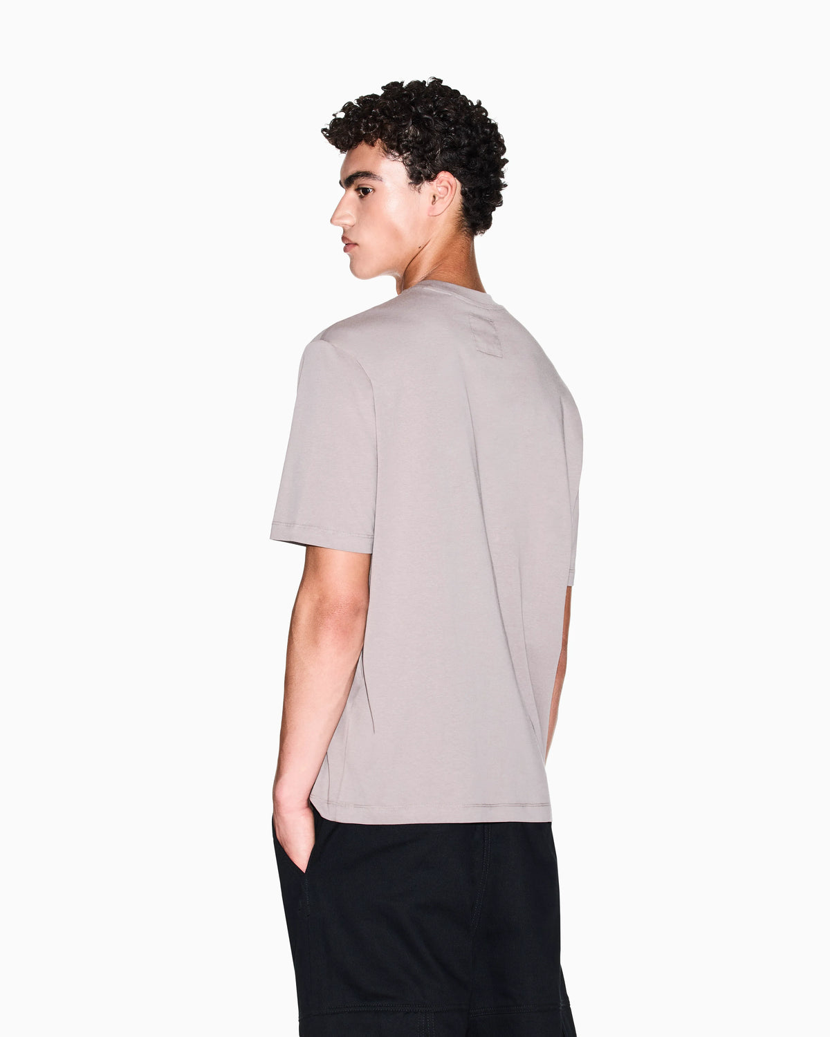 Regular fit cotton jersey t-shirt with a logo Icon