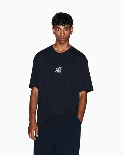 Regular fit cotton jersey t-shirt with a logo Icon