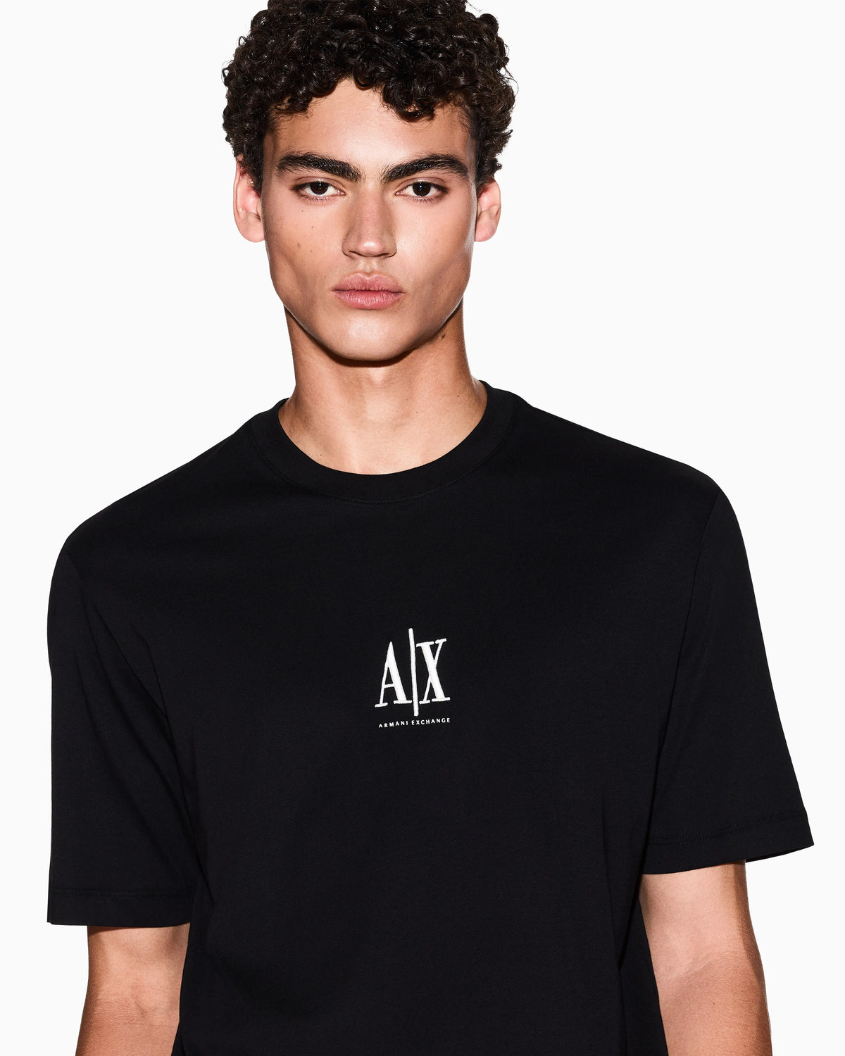 Regular fit cotton jersey t-shirt with a logo Icon