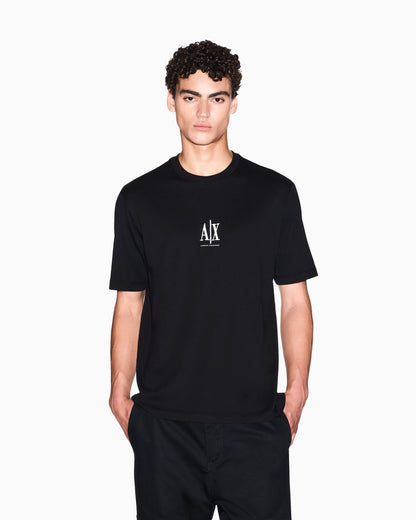Regular fit cotton jersey t-shirt with a logo Icon