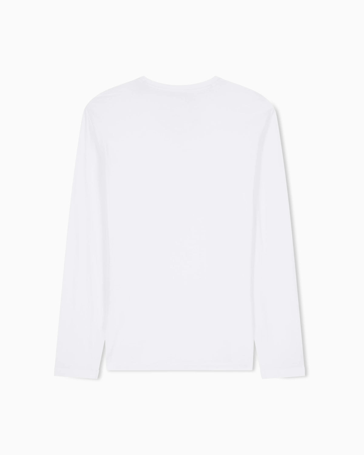 Slim-fit long-sleeve cotton t-shirt with logo Icon