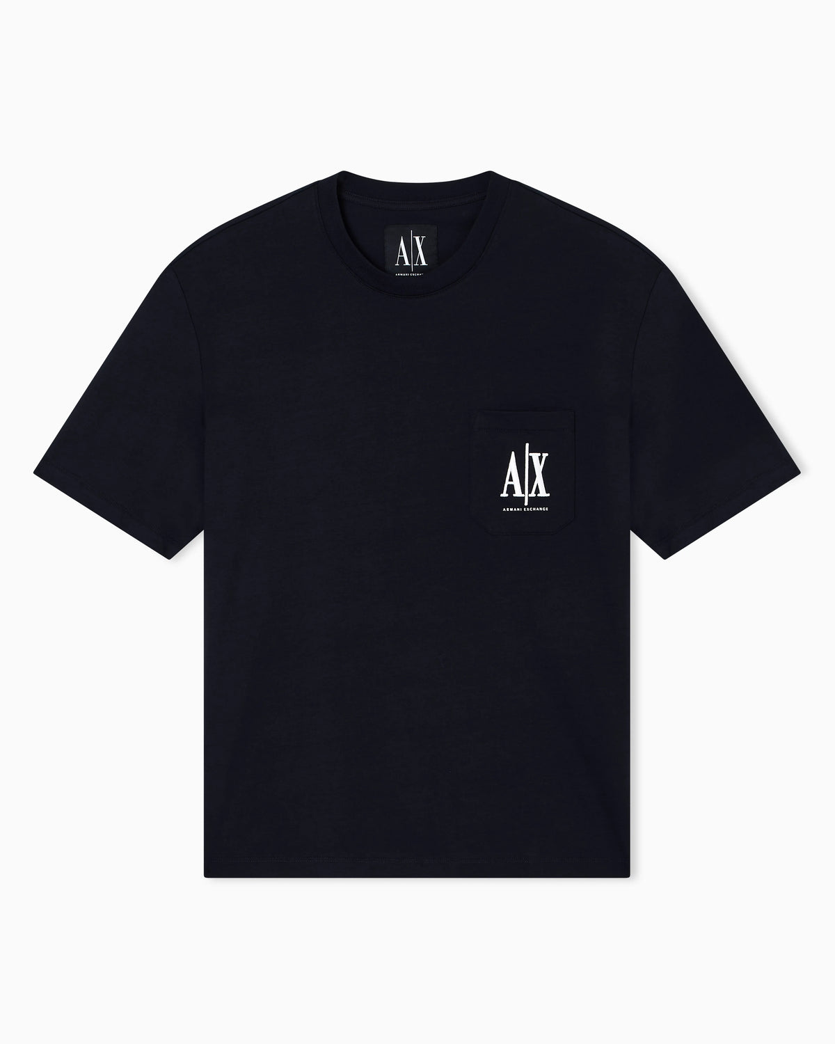 Cotton jersey t-shirt with crewneck and pocket Icon