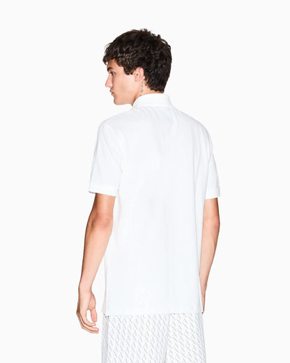 Regular fit polo shirt Icon in cotton piquet with logo