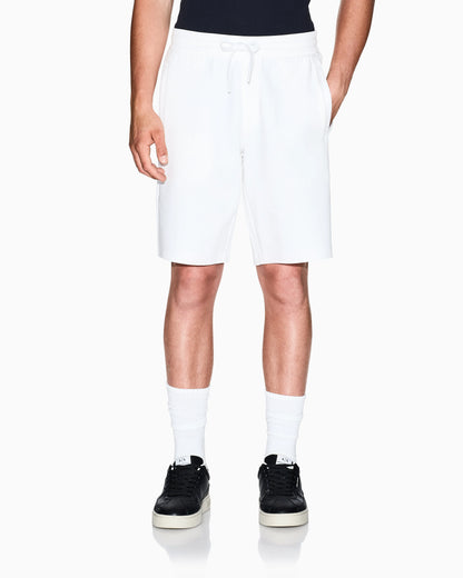 Bermuda shorts in bonded stretch cotton