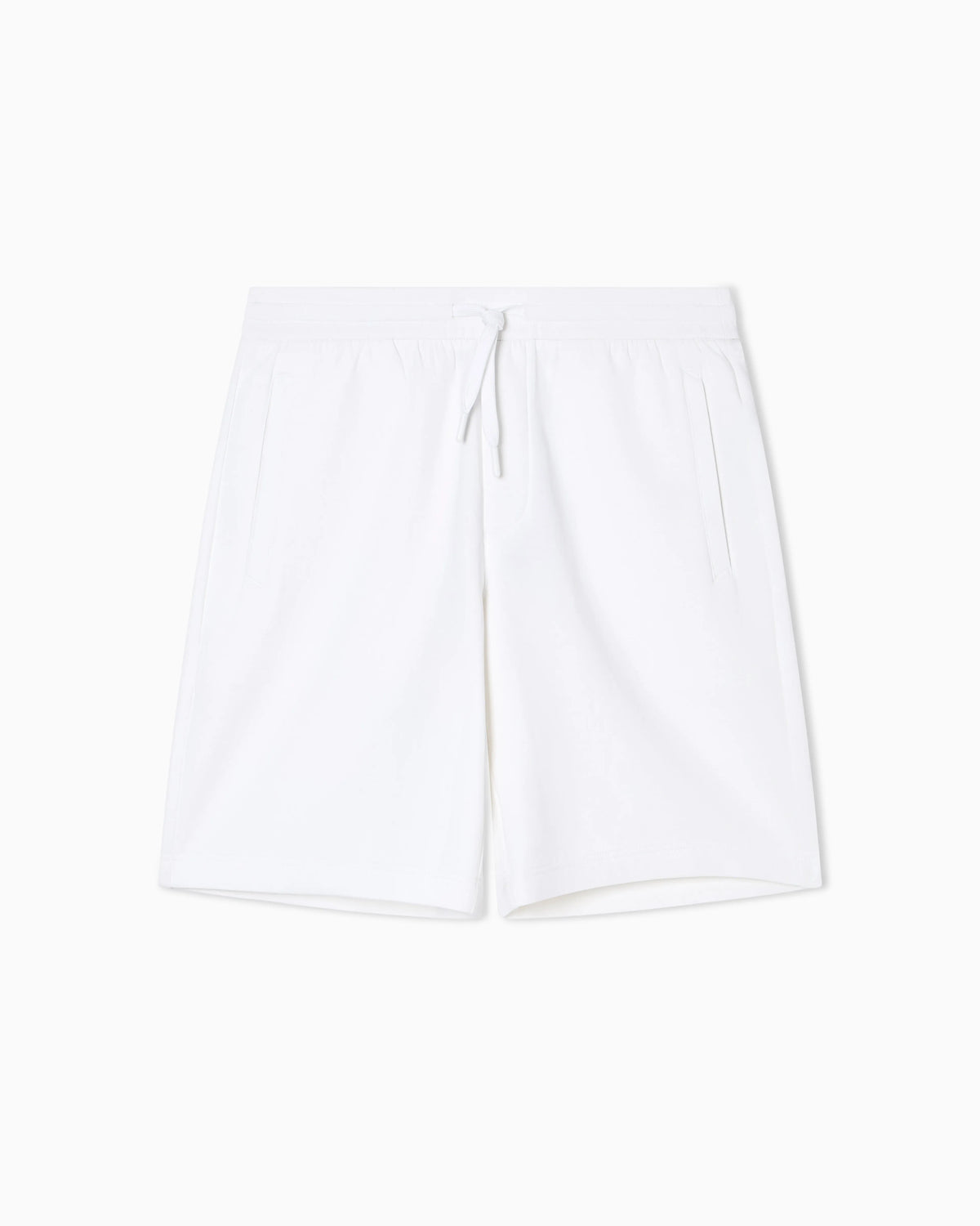 Bermuda shorts in bonded stretch cotton