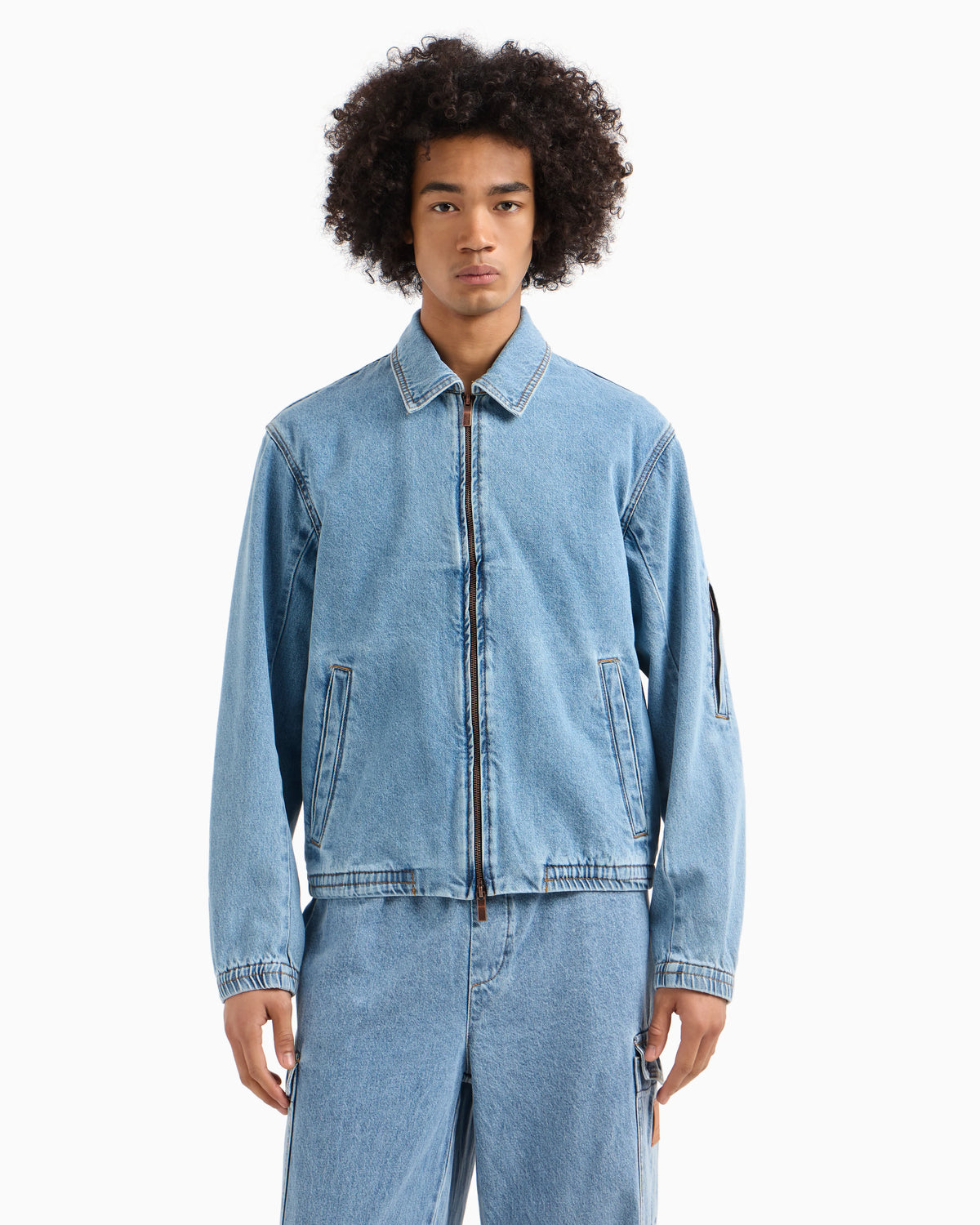 Denim Bomber Jacket