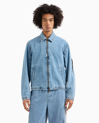 Denim Bomber Jacket