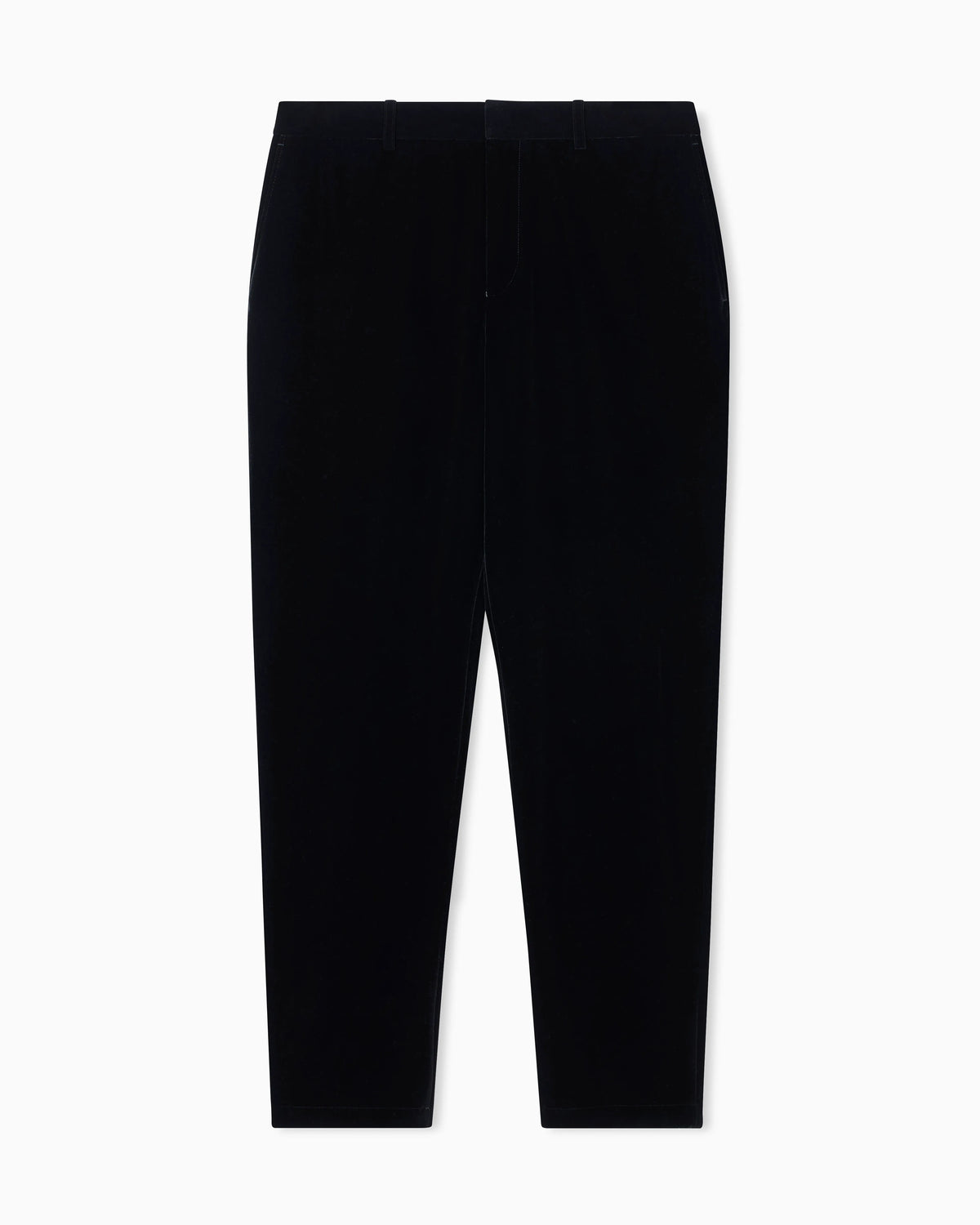 Velour chino trousers
