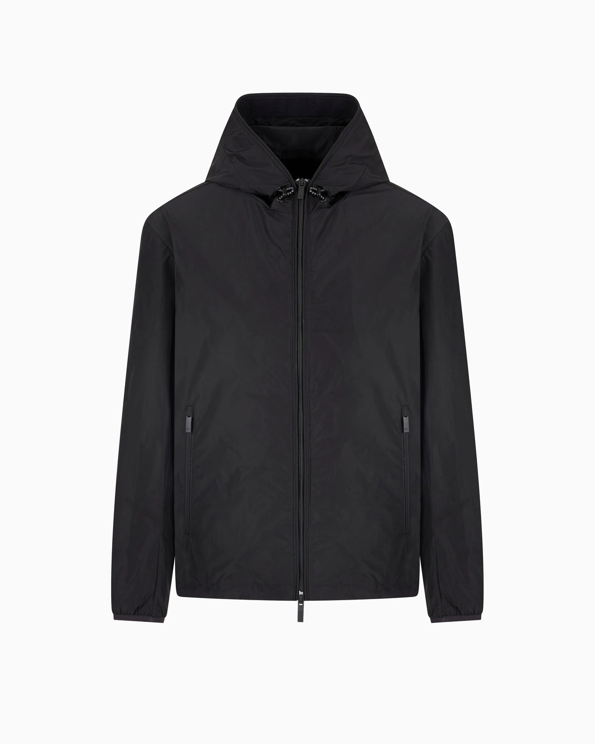 Jacket with hood and pockets