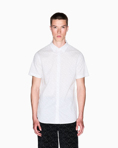 Shirt slim fit in stretch cotton poplin