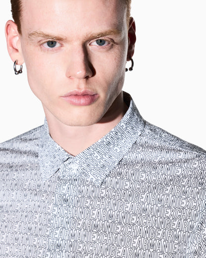 Shirt slim fit in stretch cotton poplin
