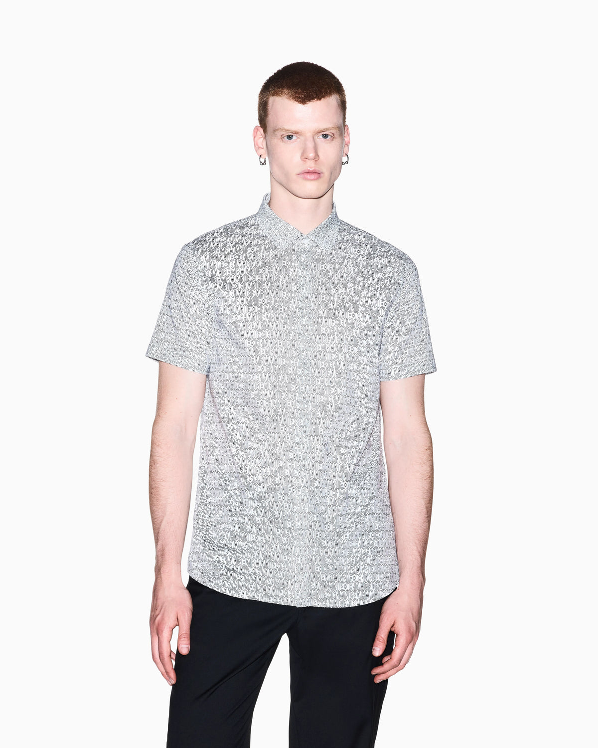 Shirt slim fit in stretch cotton poplin