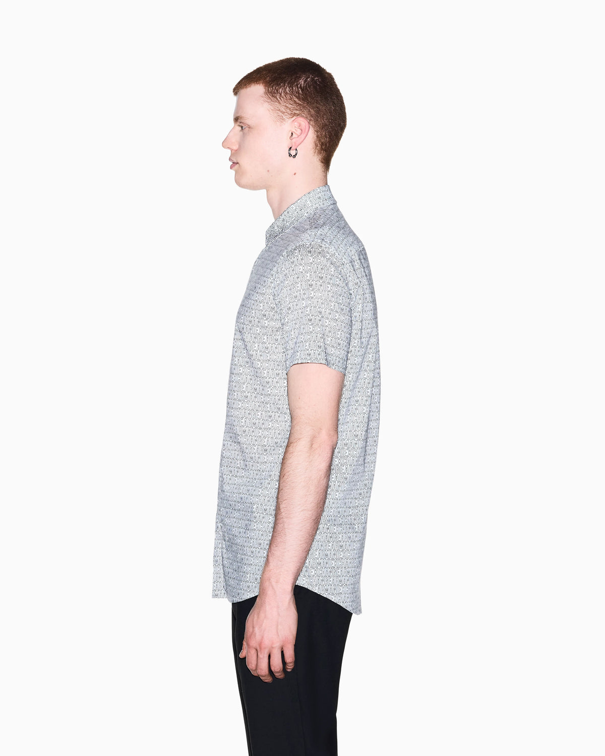 Shirt slim fit in stretch cotton poplin