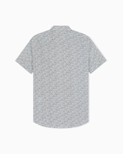 Shirt slim fit in stretch cotton poplin