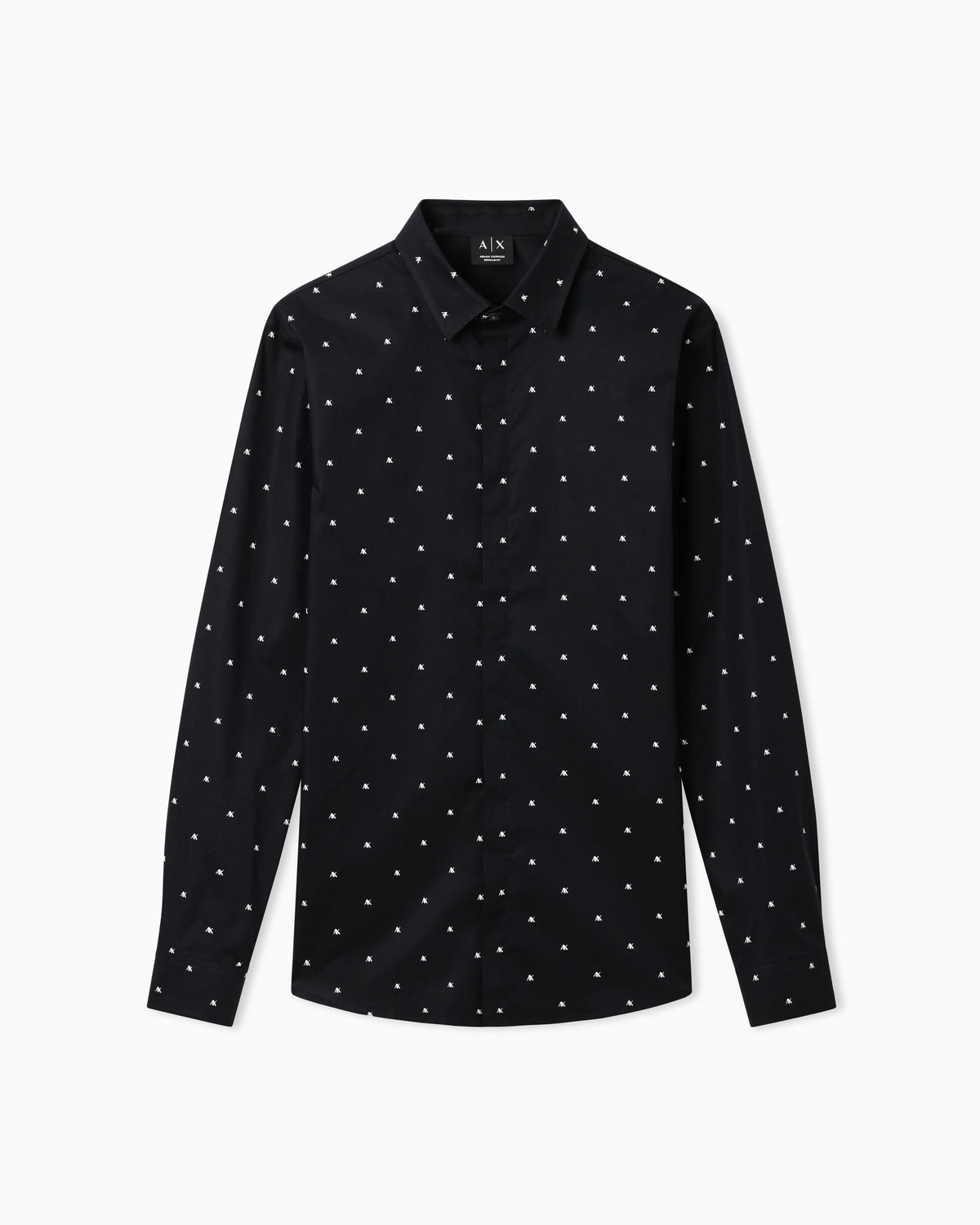 slim fit shirt in stretch cotton poplin