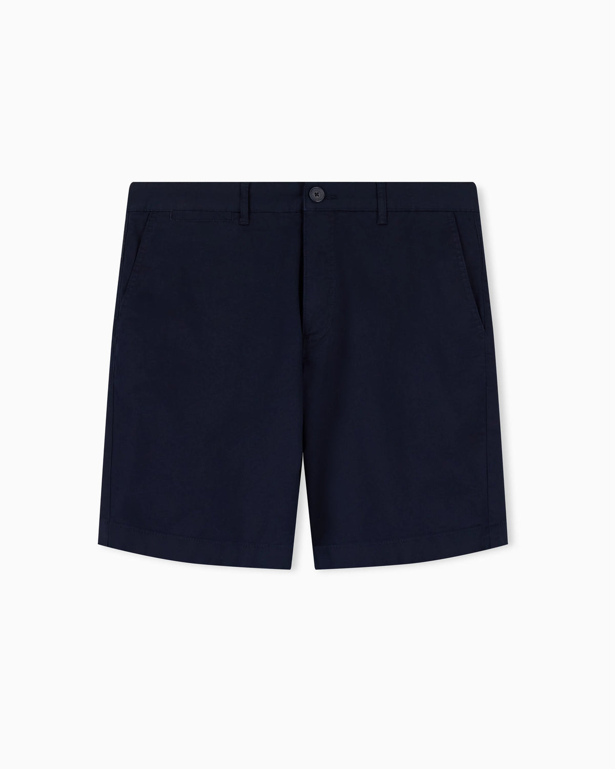 Stretch Cotton Twill Bermuda Shorts