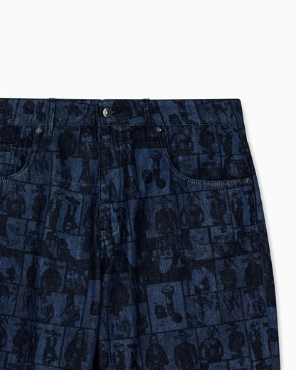 Light Wash Denim Shorts