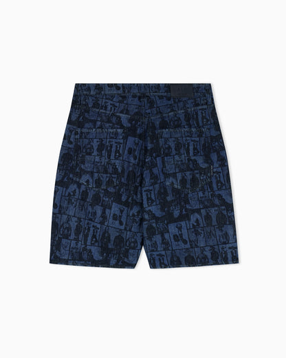 Light Wash Denim Shorts