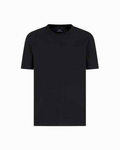 Regular fit mercerised cotton T-shirt