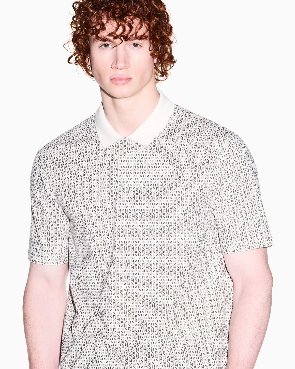 regular fit polo shirt in stretch cotton piqué