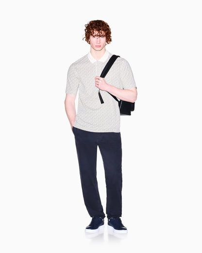 regular fit polo shirt in stretch cotton piqué