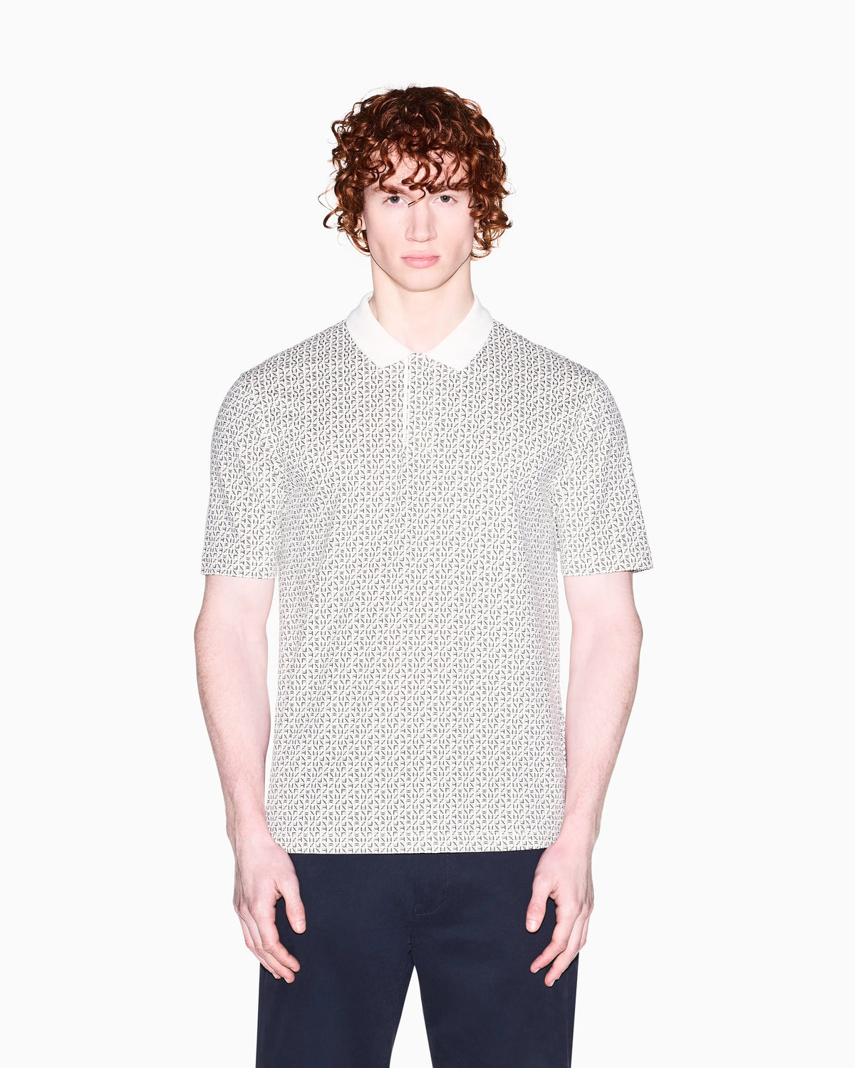 regular fit polo shirt in stretch cotton piqué