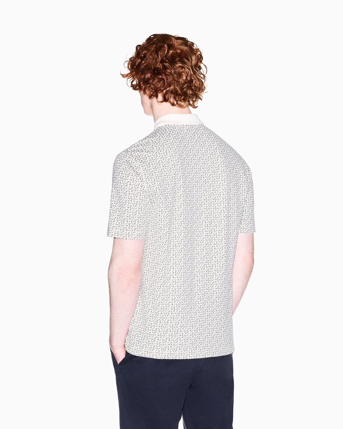 regular fit polo shirt in stretch cotton piqué