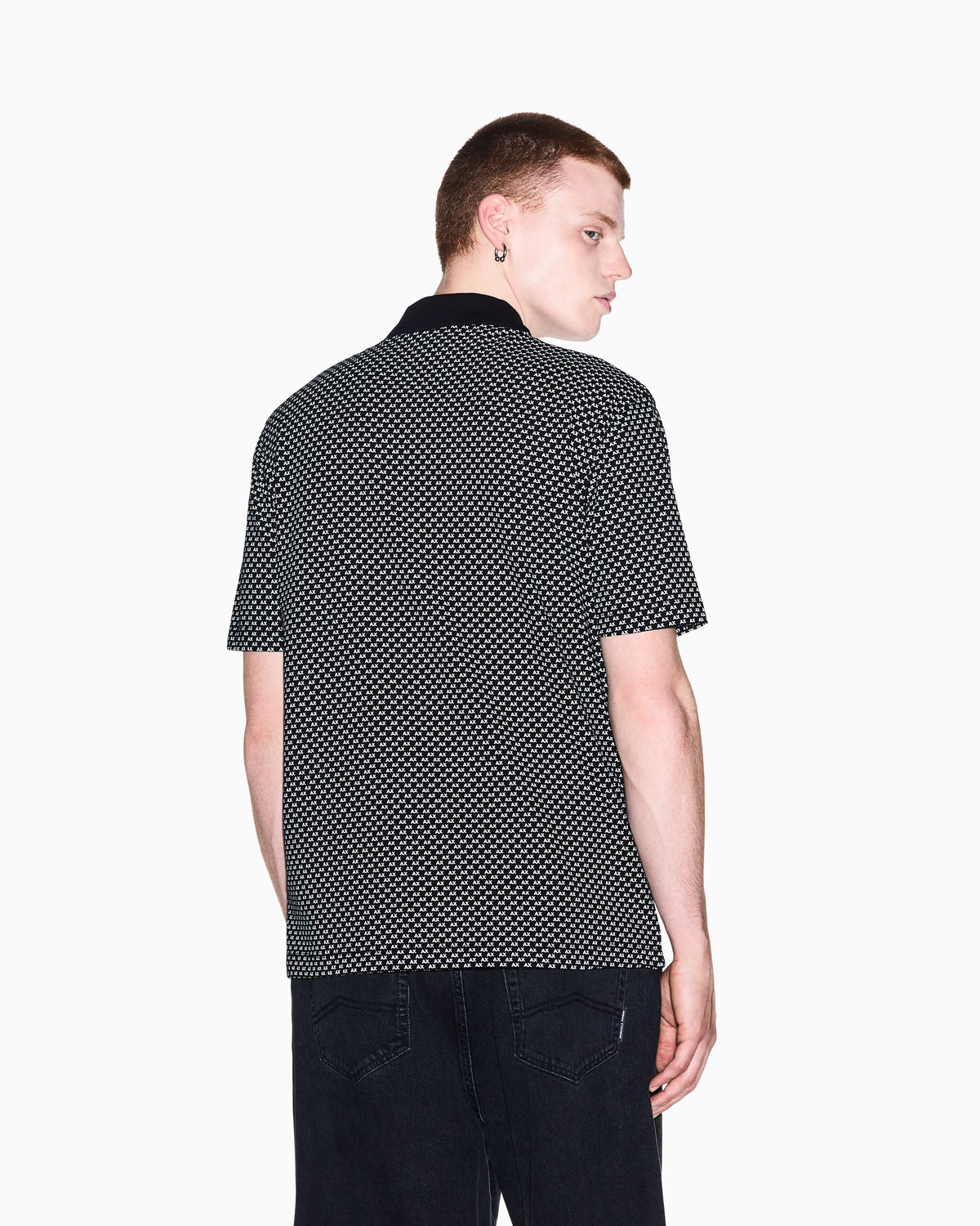 regular fit polo shirt in stretch cotton piqué