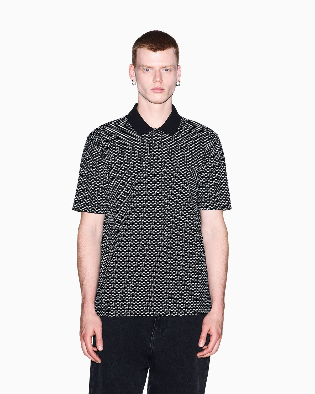 regular fit polo shirt in stretch cotton piqué