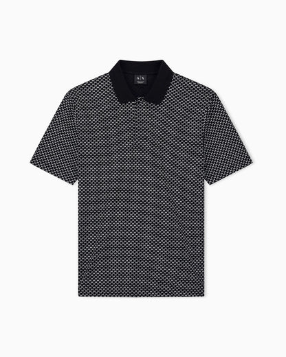 regular fit polo shirt in stretch cotton piqué
