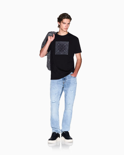Regular fit T-shirt with kaleidoscope print