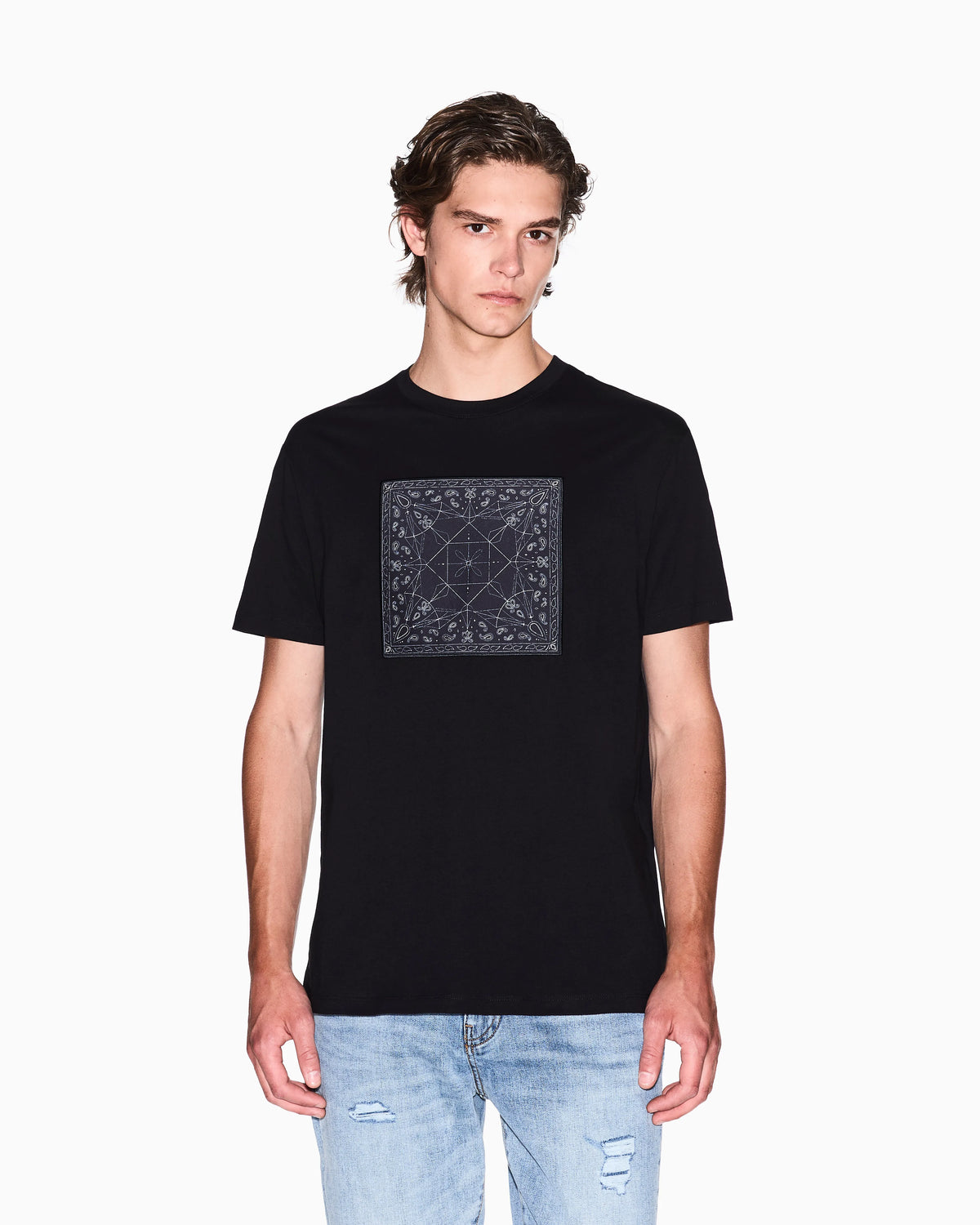 Regular fit T-shirt with kaleidoscope print