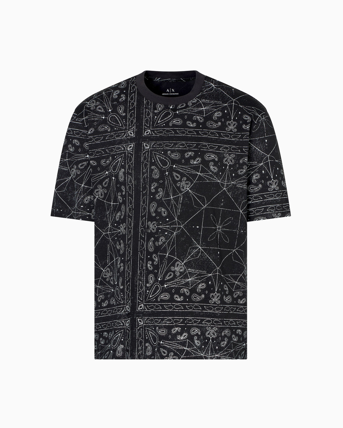 Regular fit kaleidoscope patterned t-shirt
